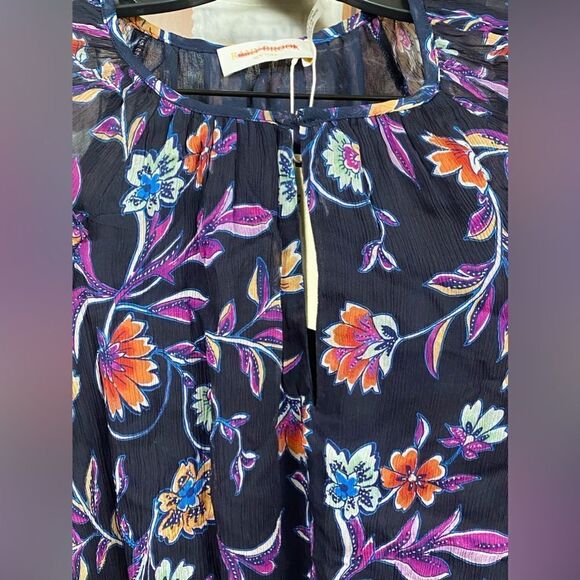 Ramy Brook Averill Ruffled Floral Mini Dress size XXS - Picture 10 of 11